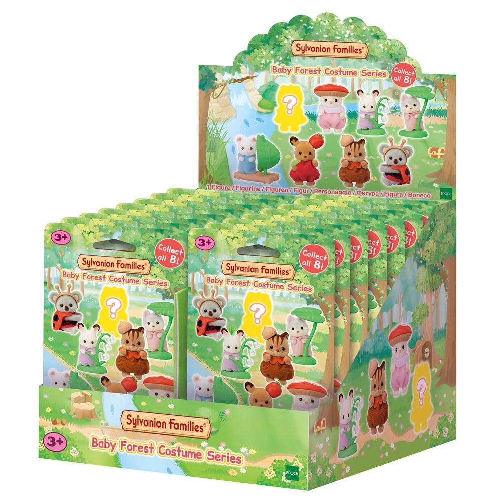 Sylvanian Families Baby-Waldkostüm-Serie, 12 Figuren