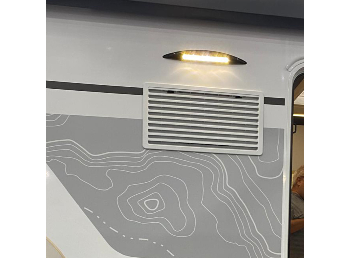 BBA Rome LED voortent/luifel lamp - black