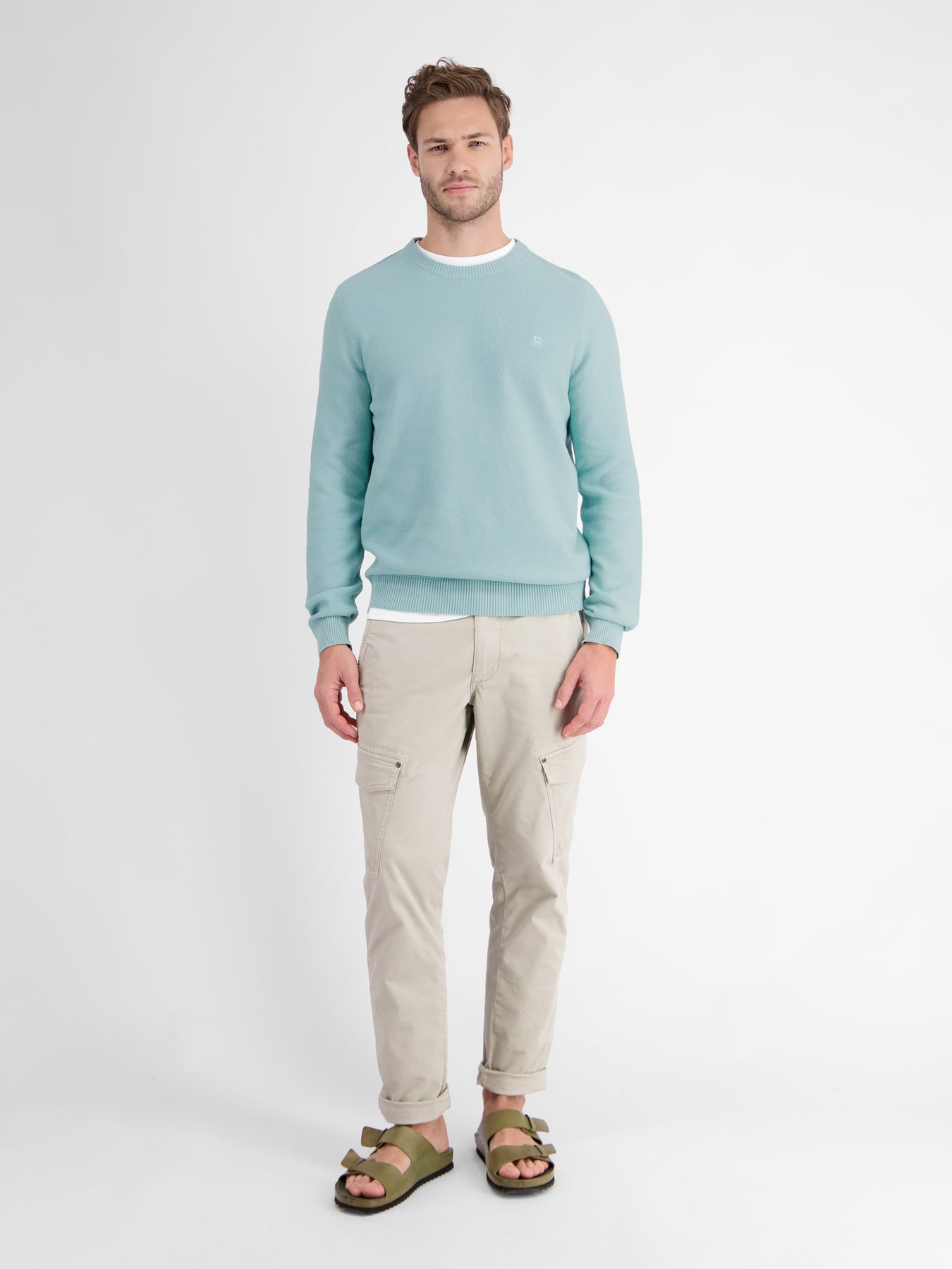Crewneck-Strickpullover für Herren