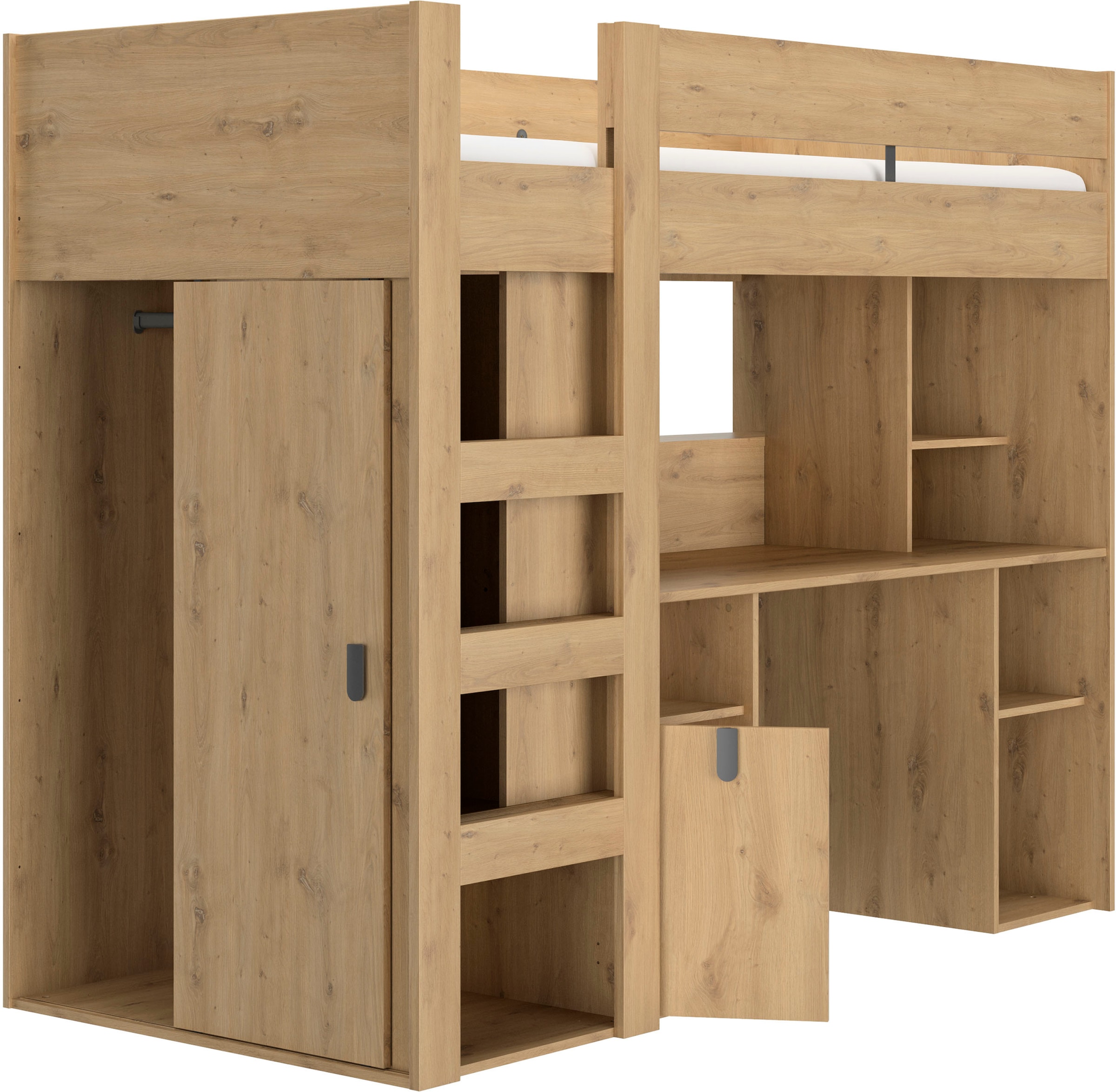 Gami Hochbett »Lugano« All-in-one Bett