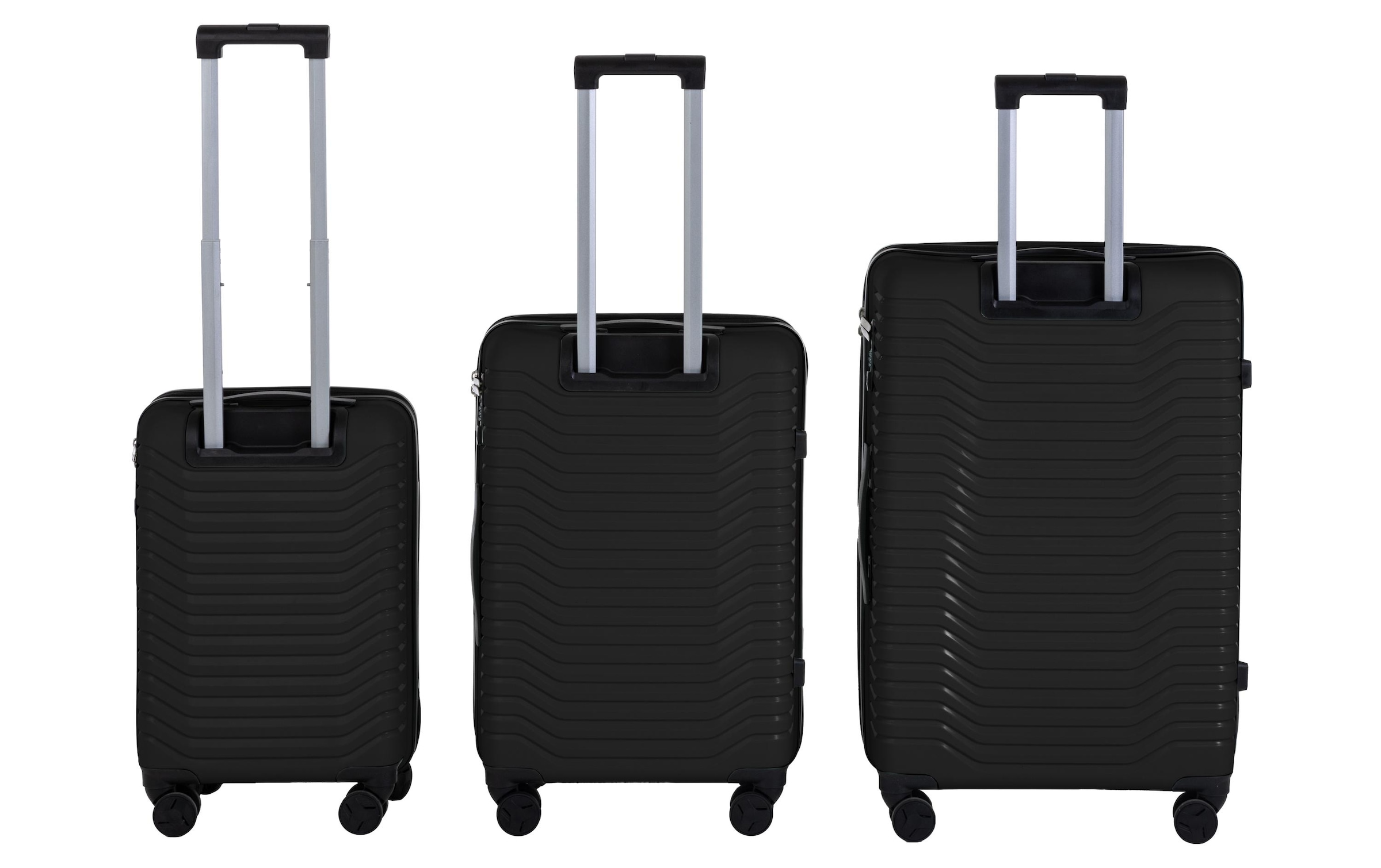 KOOR Koffer »Manila 3-teilig Schwarz« 40 l