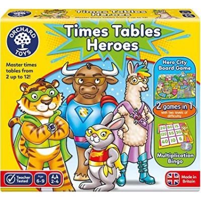 Times Tables Heroes Board Game