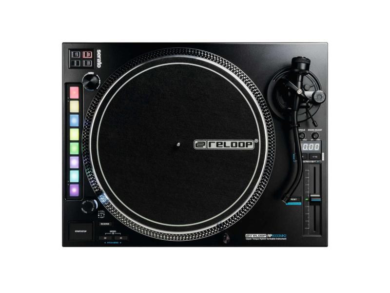 Reloop Plattenspieler RP-8000 MKII Schwarz DJ-Plattenspieler mit nahtloser Integration in Serato DJ Pro