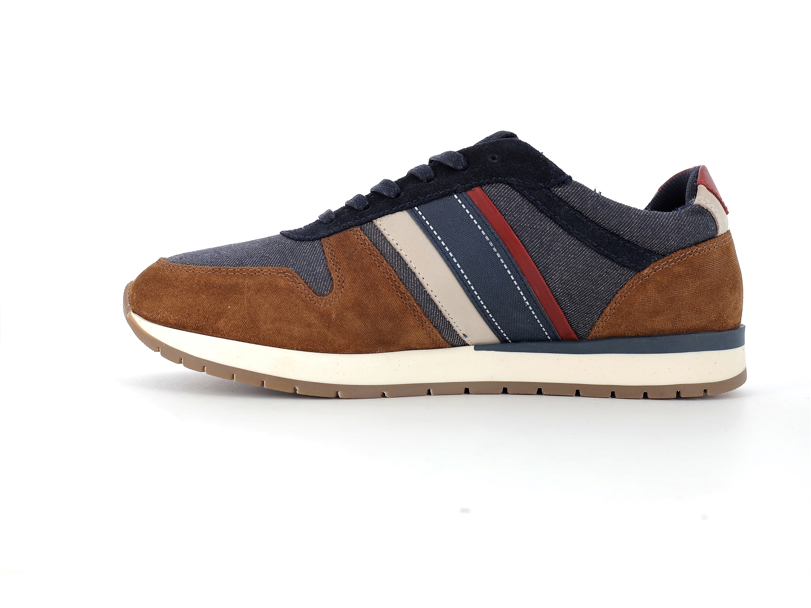 Redskins-VERIDIC Matières combinées Marron Bleu