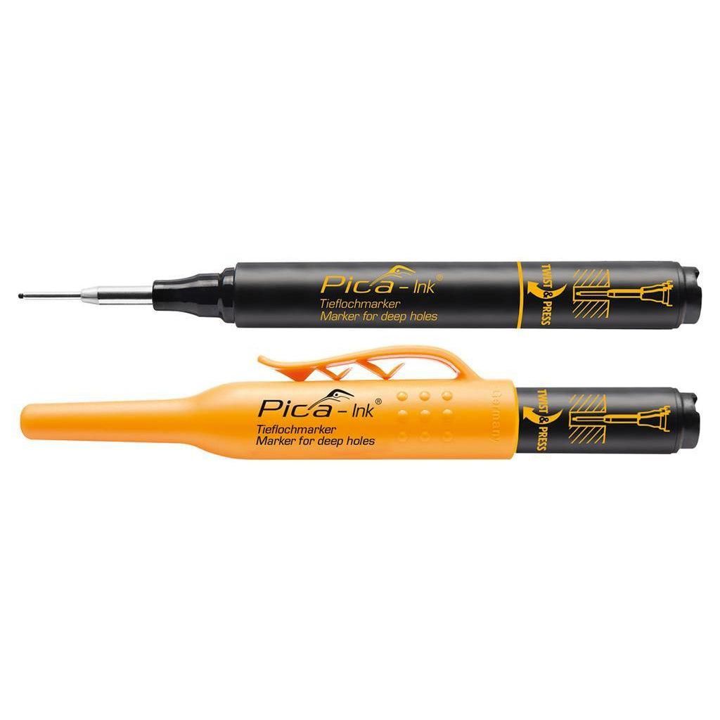 Pica 150/46 Markeerstift voor diepe gaten zwart - PI15046
