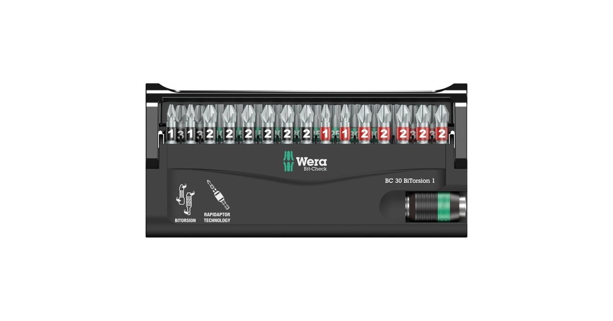 WeraBit-Check 30 BiTorsion 1 bitset  (Bithouder en bits)