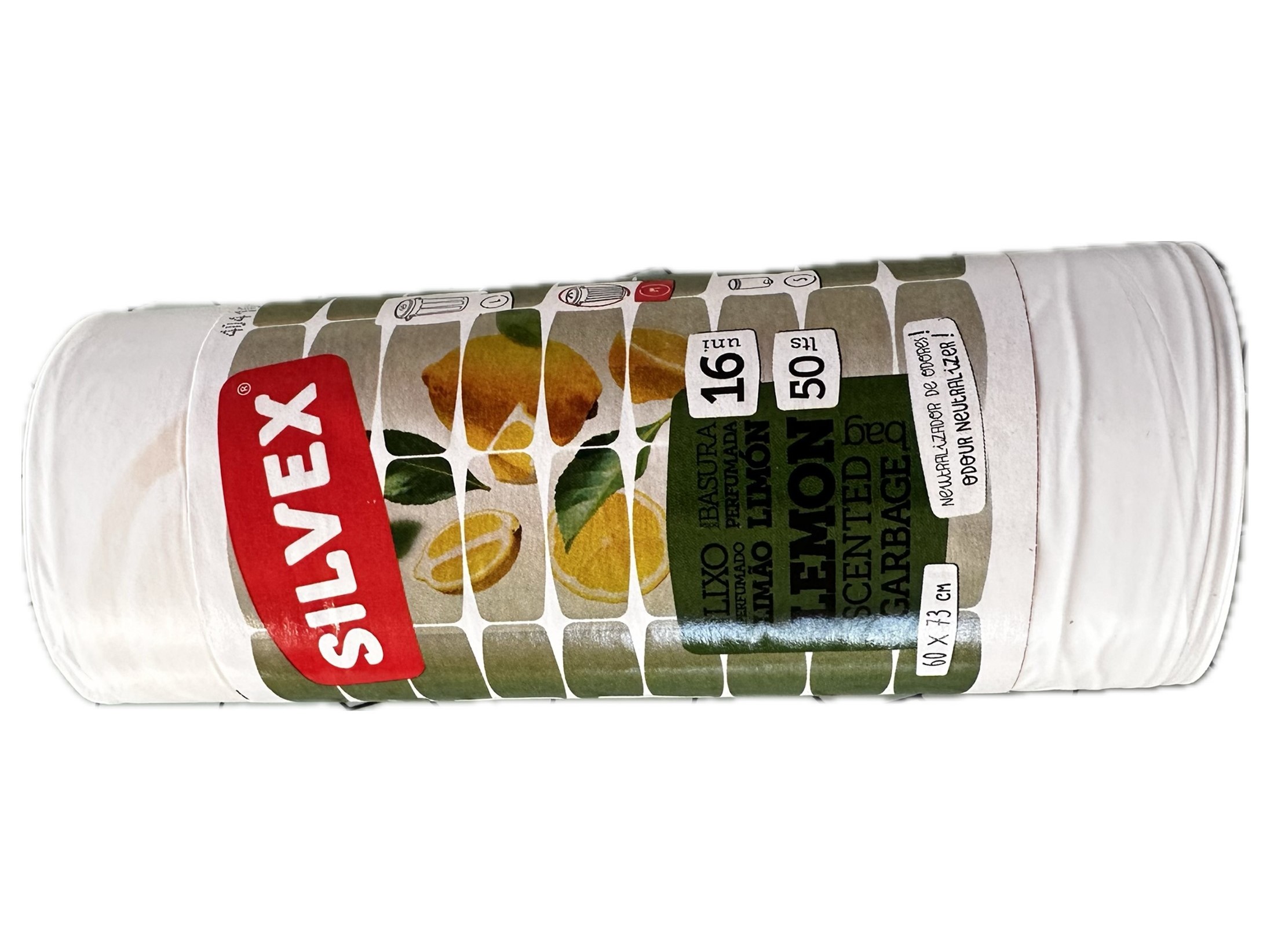 SACOS LIXO SILVEX BRANCO 50L