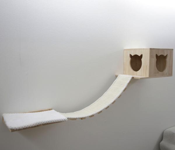 KERBL Pet Kletterwand Anden, 8-teilig