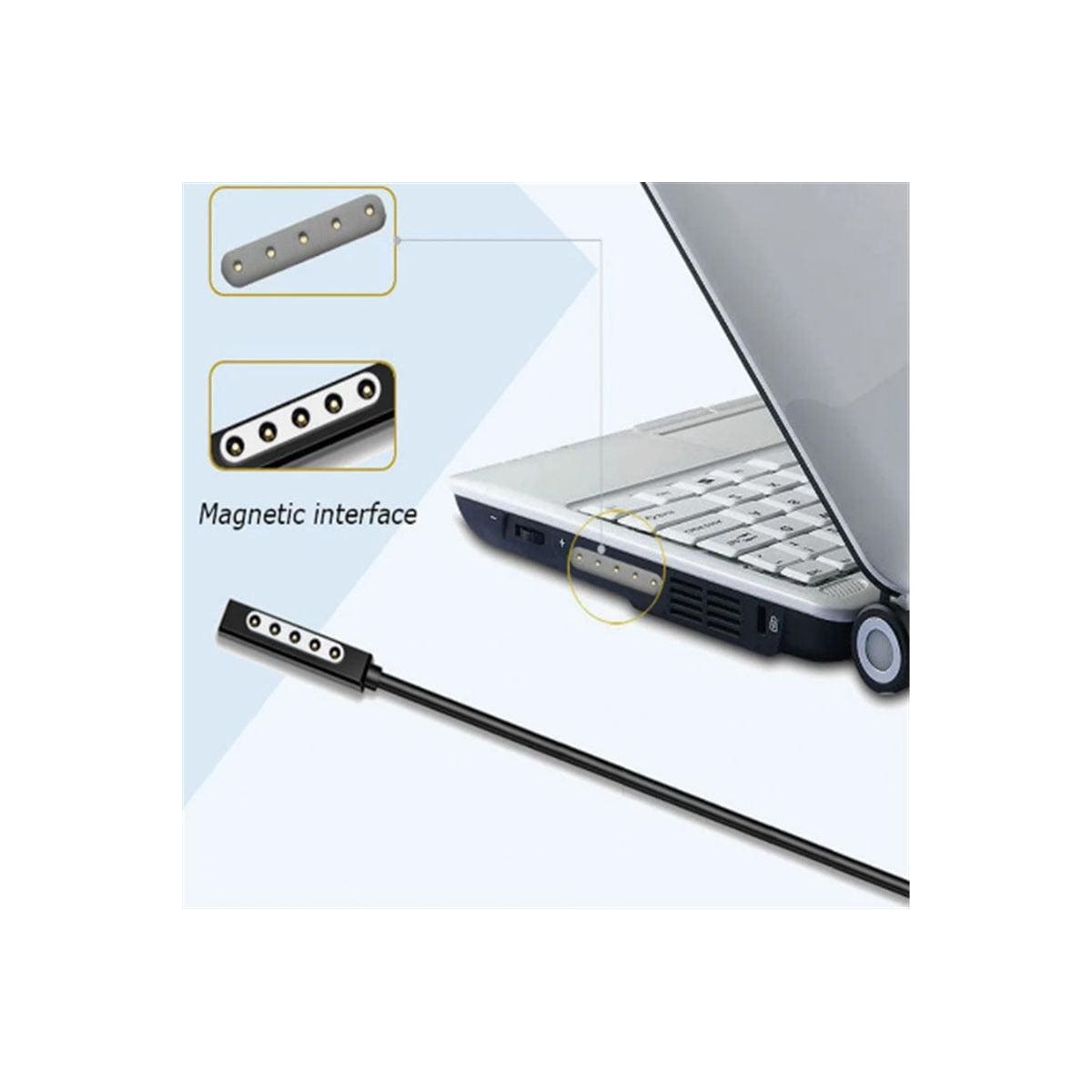 NÖRDIC 1,5m USB ladekabel 12V3A for Surface Pro 1/2