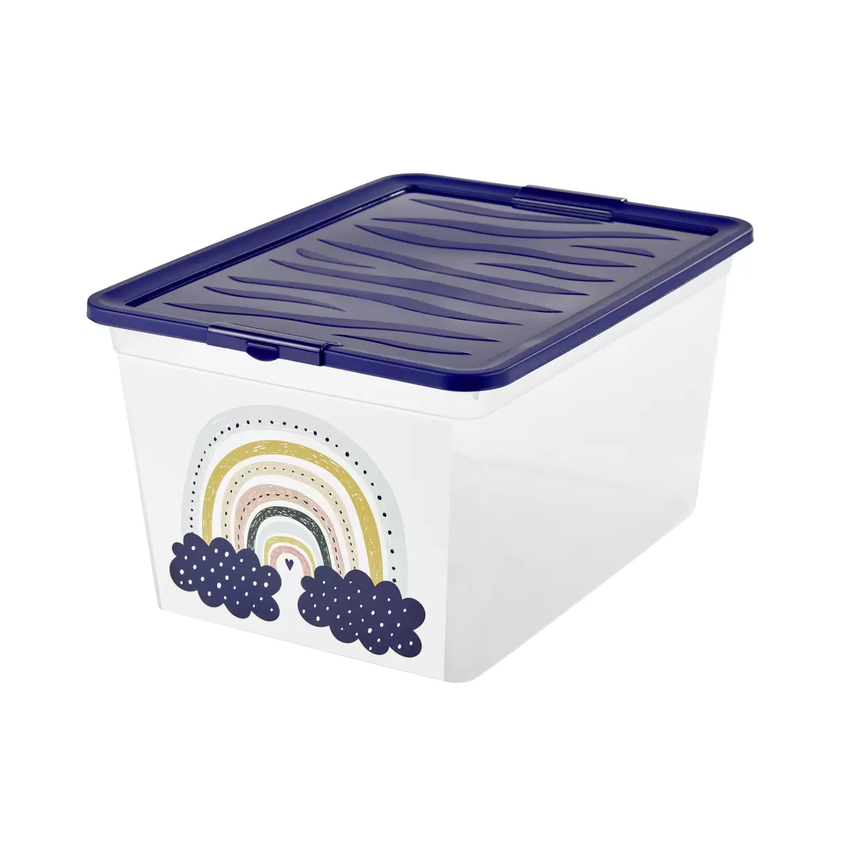 Aufbewahrungsbox Regenbogen Regenbogen transparent,schwarz
