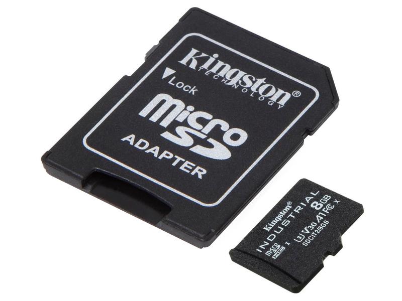 Kingston microSDHC-Karte Industrial UHS-I 8 GB Industrielle microSDHC-Speicherkarte mit 8 GB
