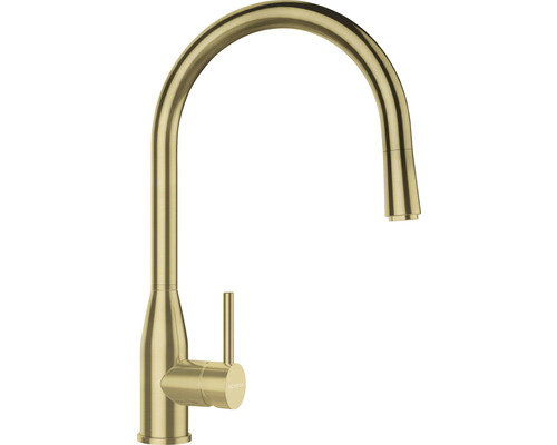 Keukenkraan met eenhendelmengkraan KAVUS goud 559120