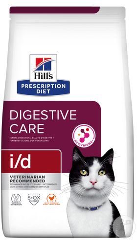 Hill's Pet Nutrition Prescription Diet I/D Digestive Care Aliment Chat Au Poulet 3kg