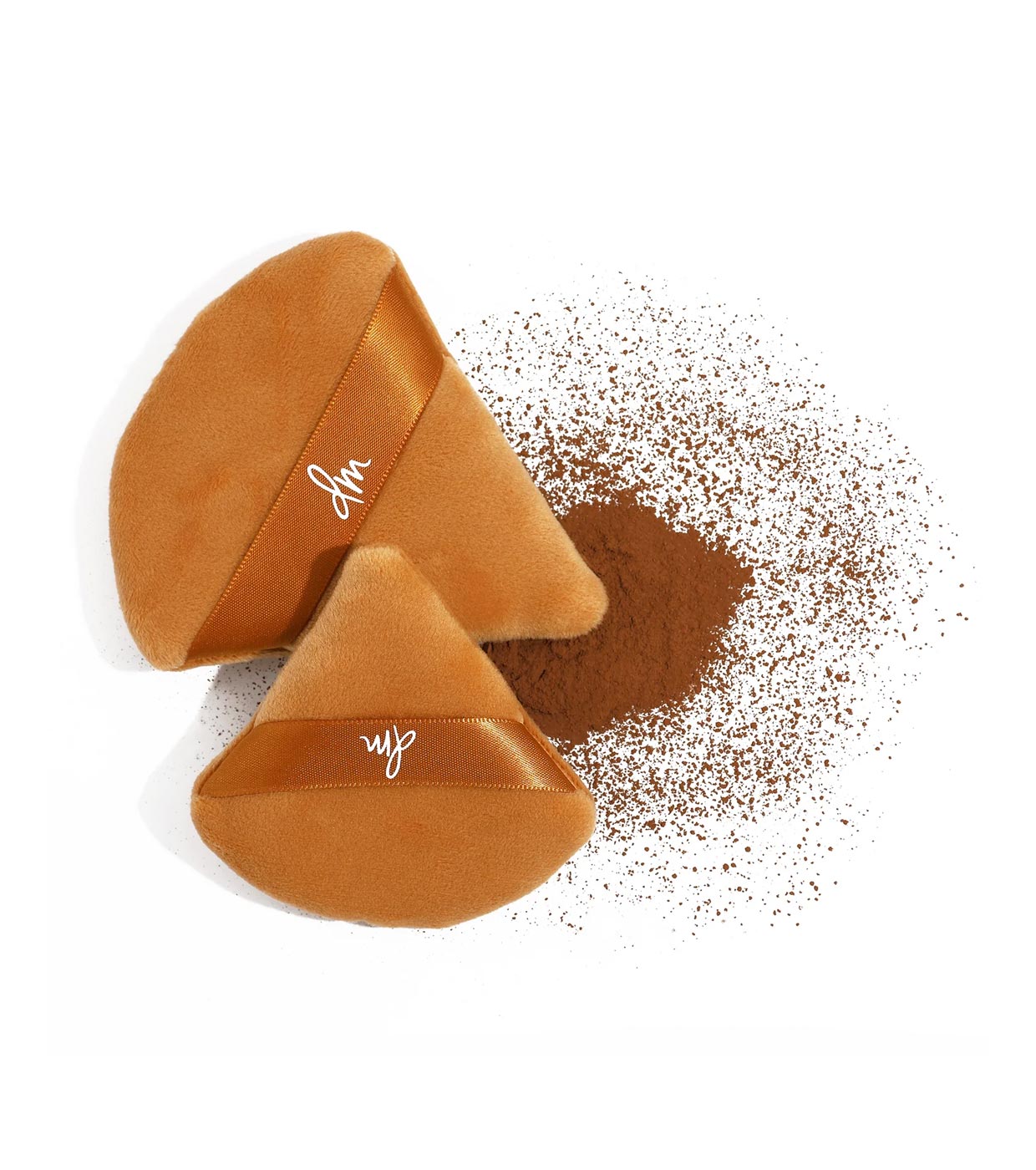 Danessa Myricks Beauty - Conjunto de Puffs de Maquiagem Yummy Skin Velour Puff Duo - Caramel