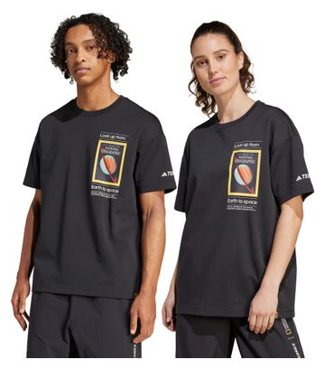 T-shirt manches courtes adidas Terrex National Geographic Noir Unisexe