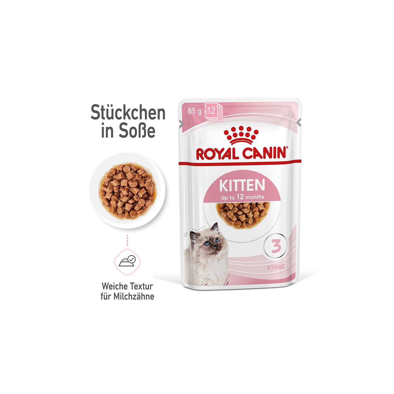 ROYAL CANIN Kitten in Soße 12x85 g