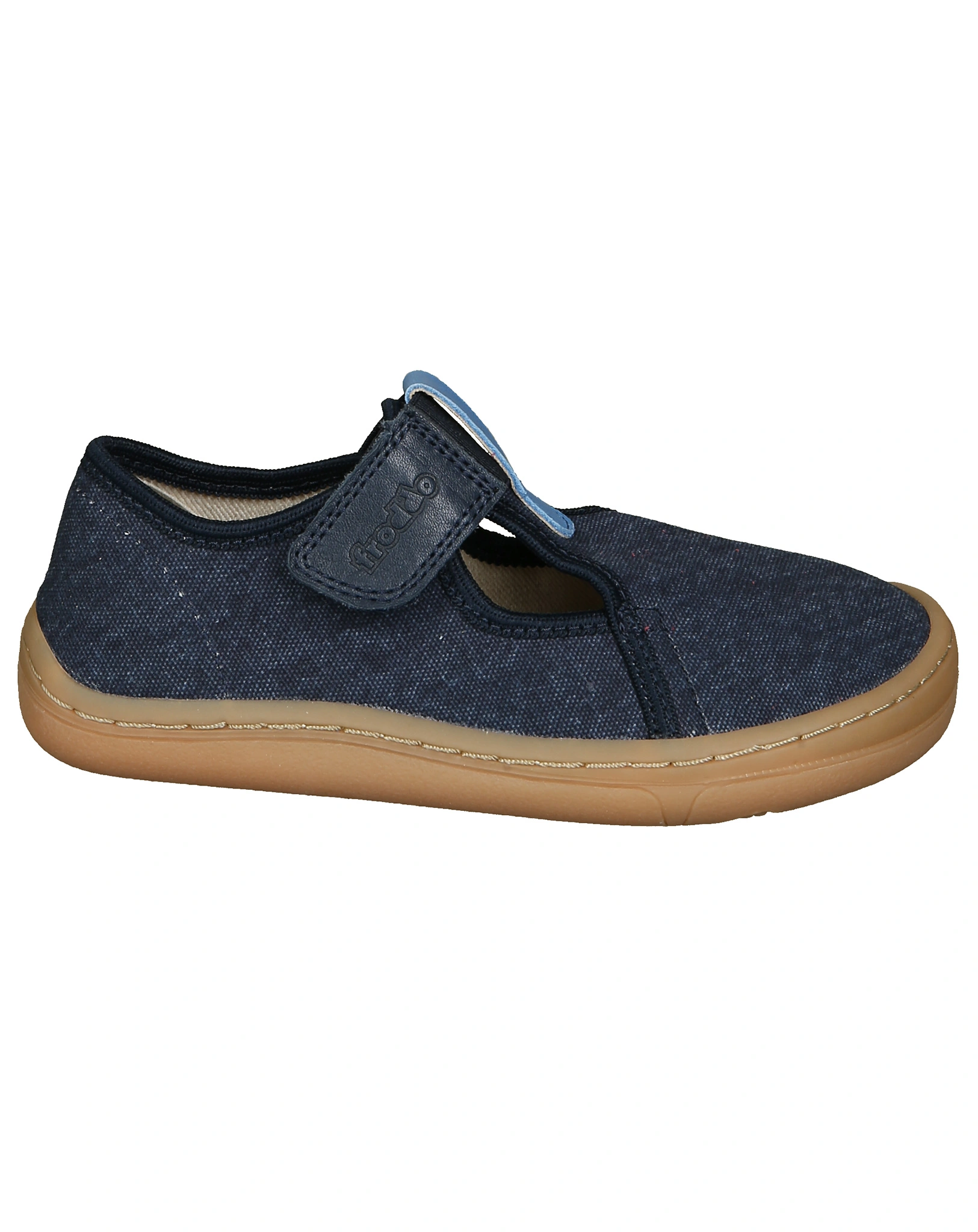 Barfußschuhe CANVAS T-BAR in dark blue