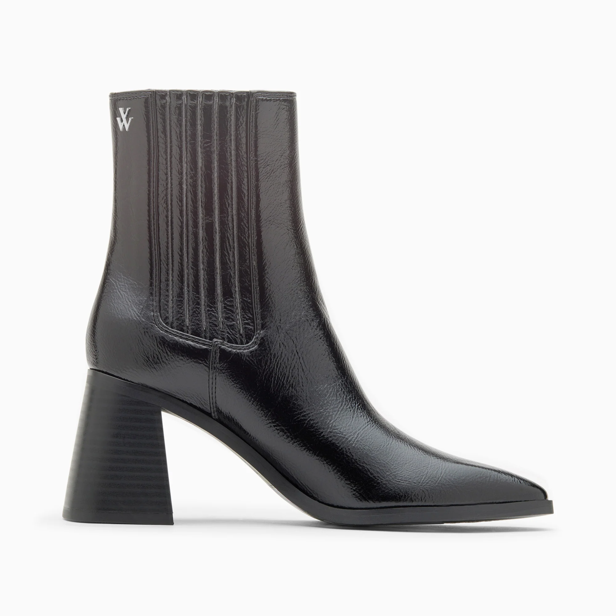 Bottines-Bottines montantes Taylor noires à talon trapèze