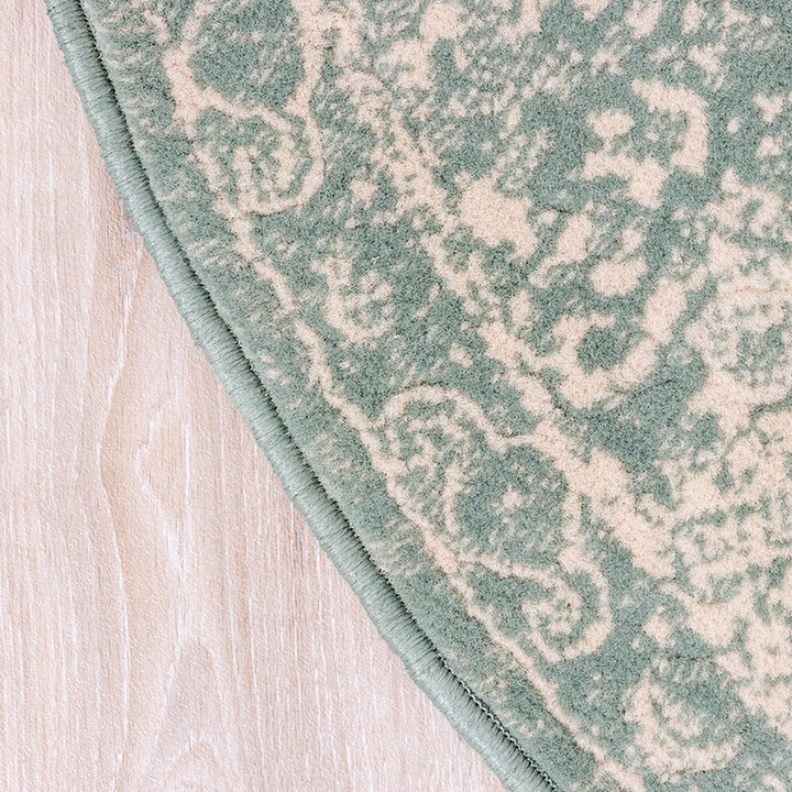 Rond vintage vloerkleed - Wonder Oriental Groen
