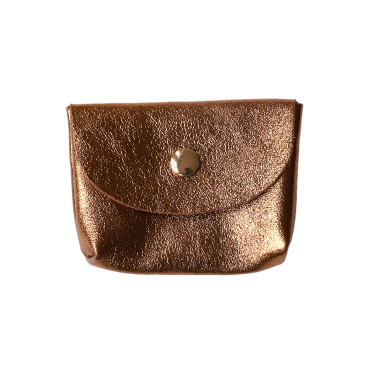 Petit porte-cartes cuir bronze cuivré Maison Suzanne
