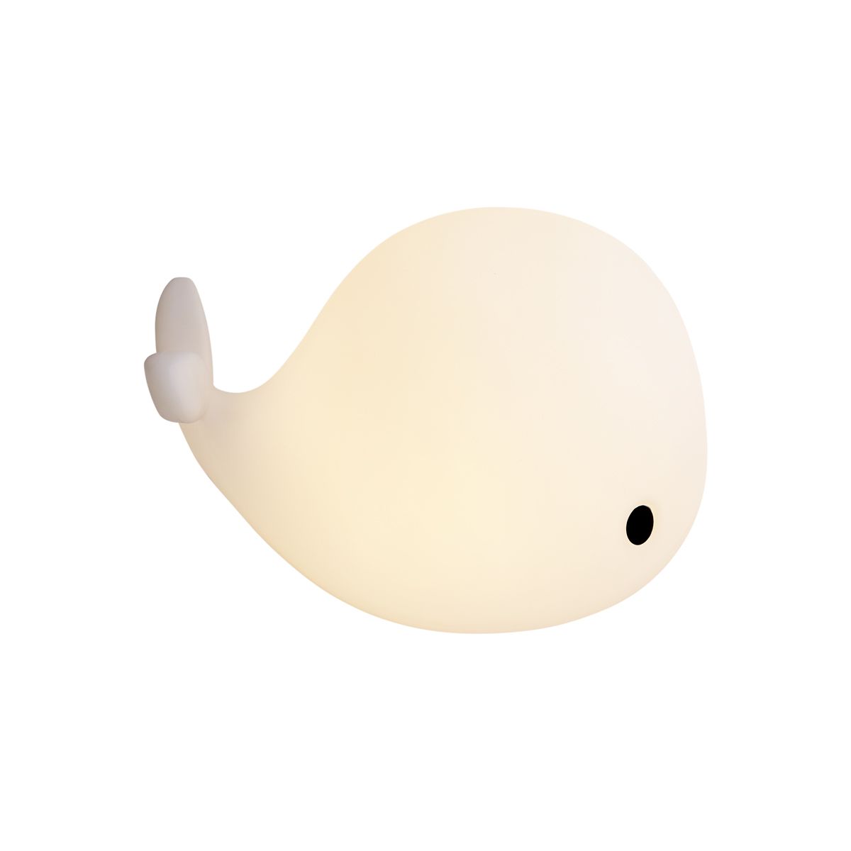 Tafellamp wit 30cm incl. LED dimbaar IP54 oplaadbaar - Baby Whale