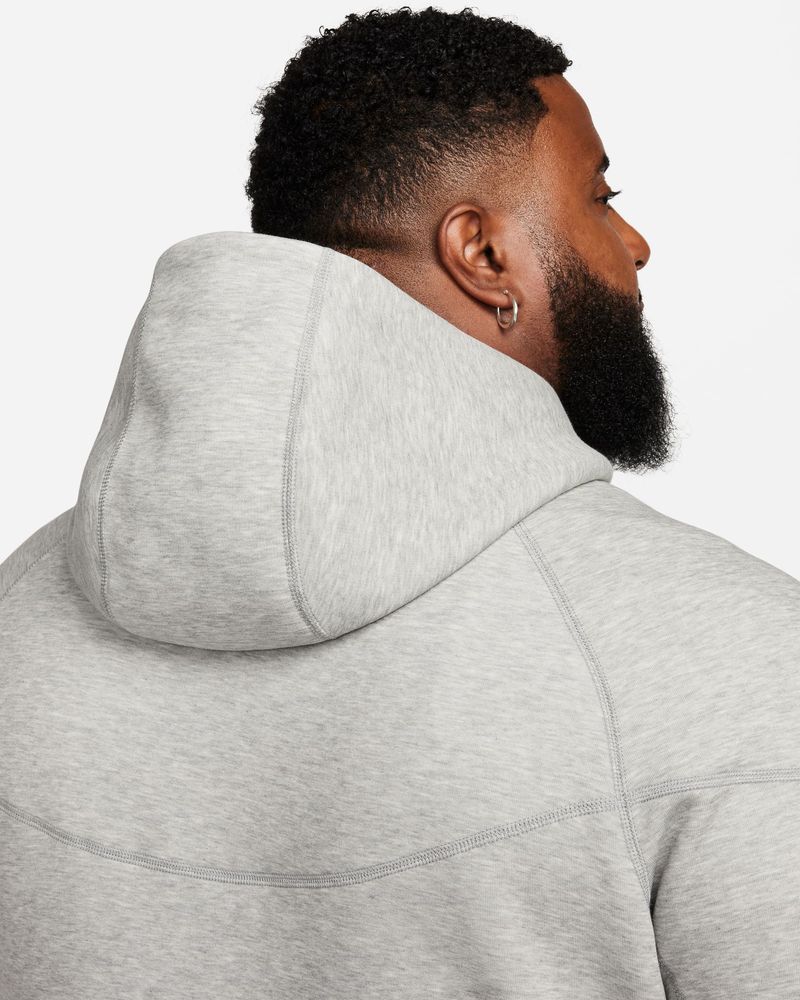 Sweat zippé à capuche Nike Sportswear Tech Fleece Gris pour homme