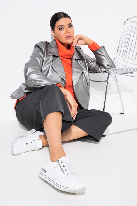 Remonte Leder-Sneaker, Wechselfußbett, Weite G