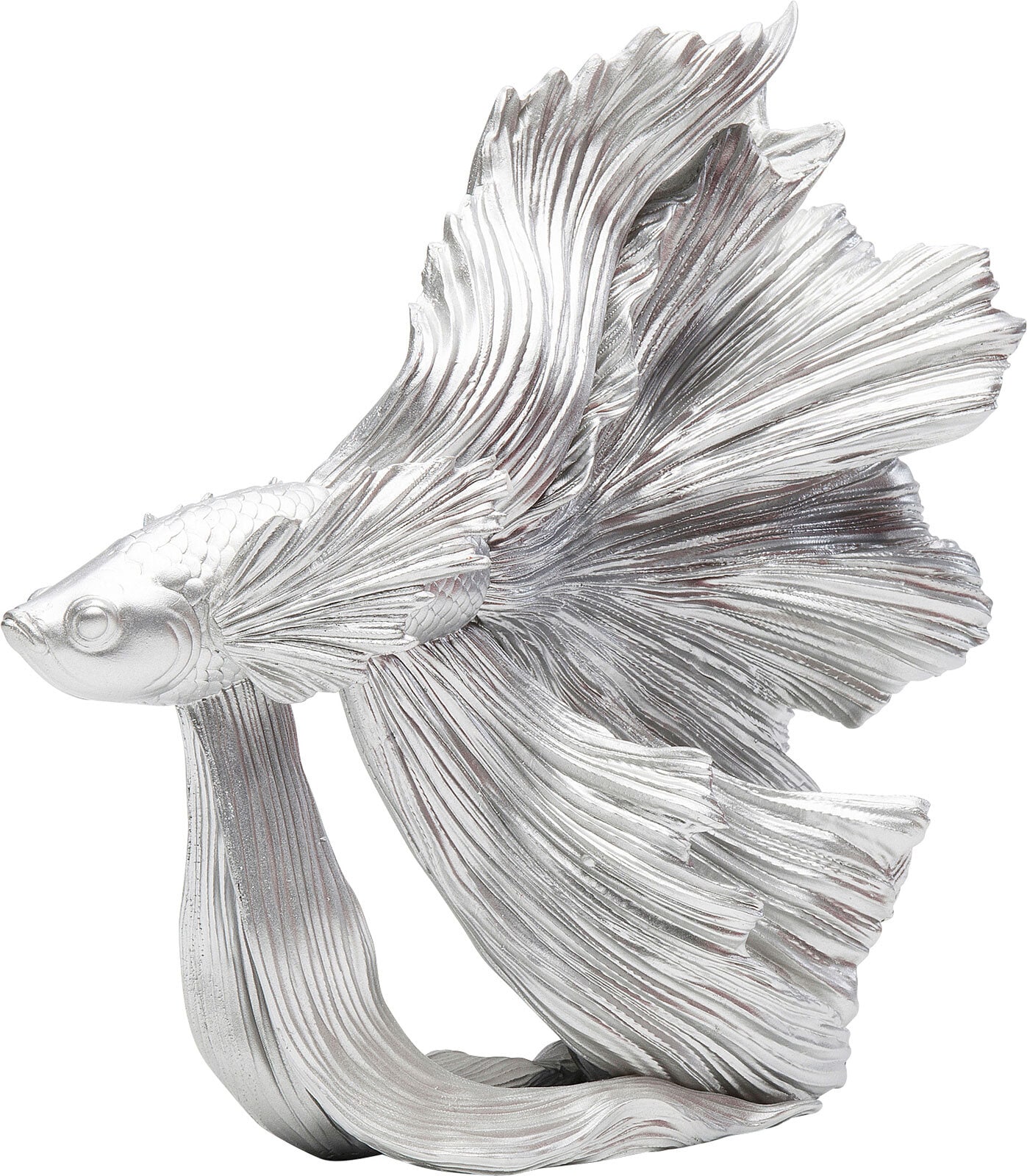KARE DESIGN Dekofigur BETTA FISH silberfarbig