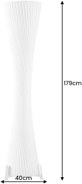 Riess Ambiente Stehlampe Paris X 180cm weiß Stehleuchte Lampe Leuchte