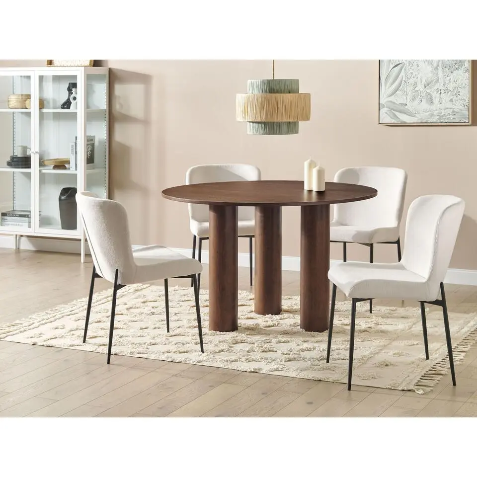 ORIN - Eettafel - Donkere houtkleur - MDF