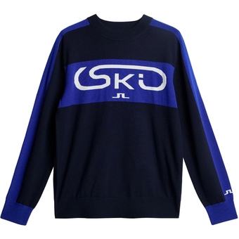 J.Lindeberg Kirby Knitted Sweater Pullover Jl Navy Herren