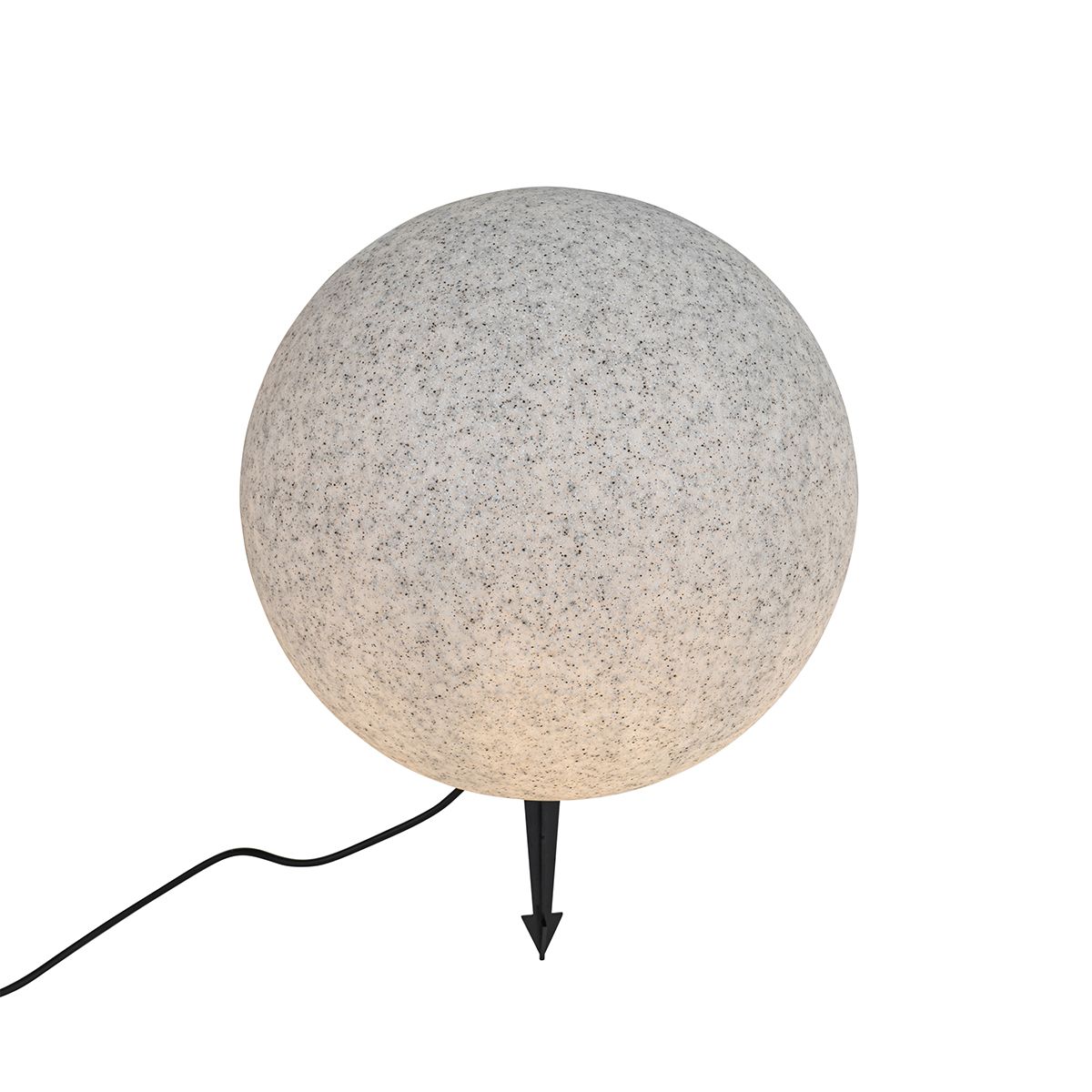 Smart buitenlamp grijs 45 cm IP44 incl Wifi A60 - Nura