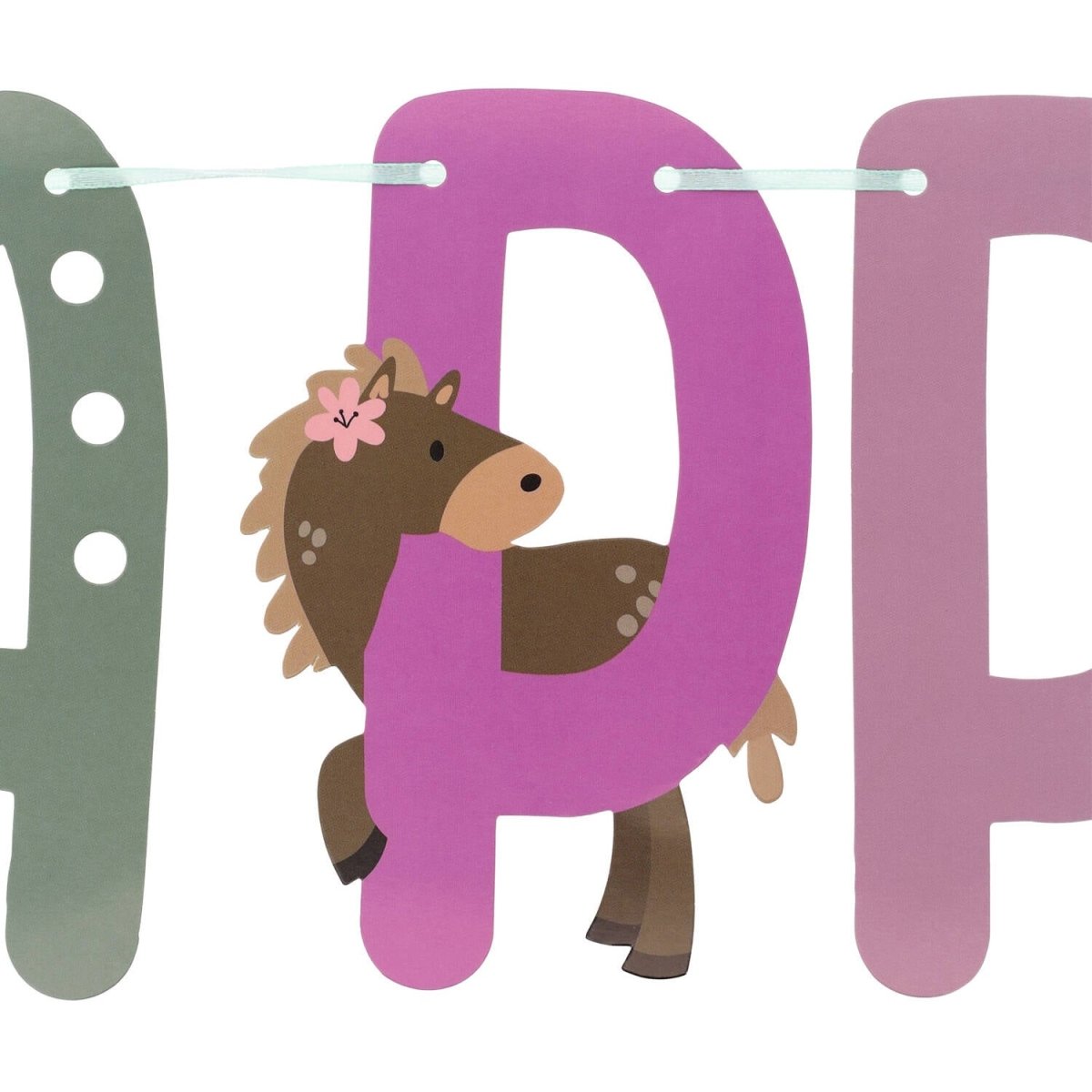 Happy Birthday Letterslinger Happy Horses 1,5m