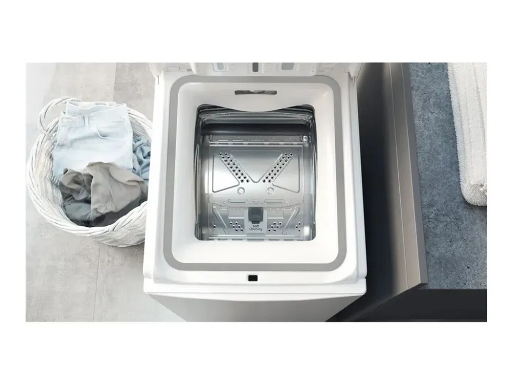 Bauknecht WTL 56313 C - Vaskemaskine - bredde: 40 cm - dybde: 60 cm - højde: 90 cm - topbetjening - 6 kg - 1151 rpm
