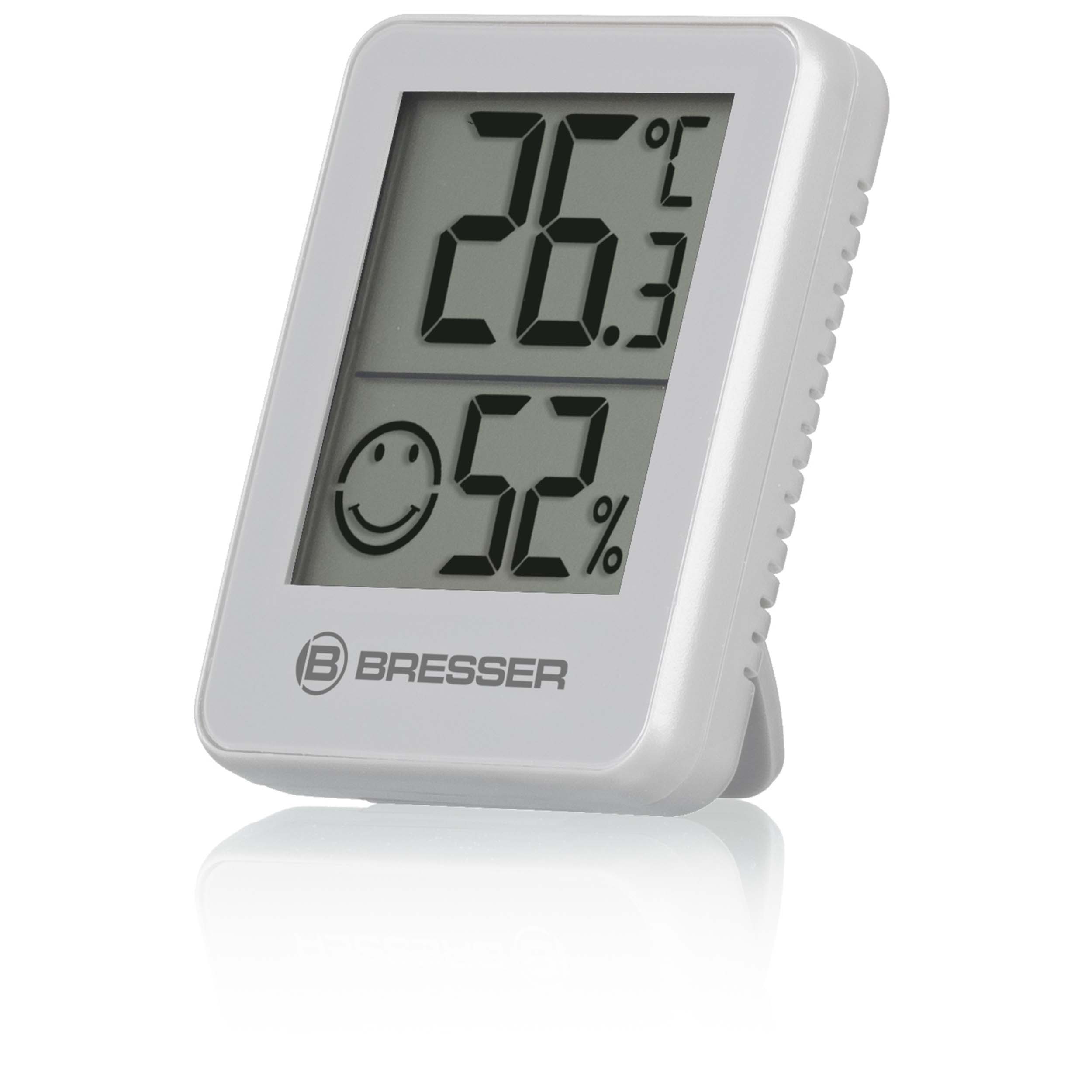 BRESSER ClimaTrend Hygro Indikator 3er-Set Thermo-Hygrometer Farbe: weiss