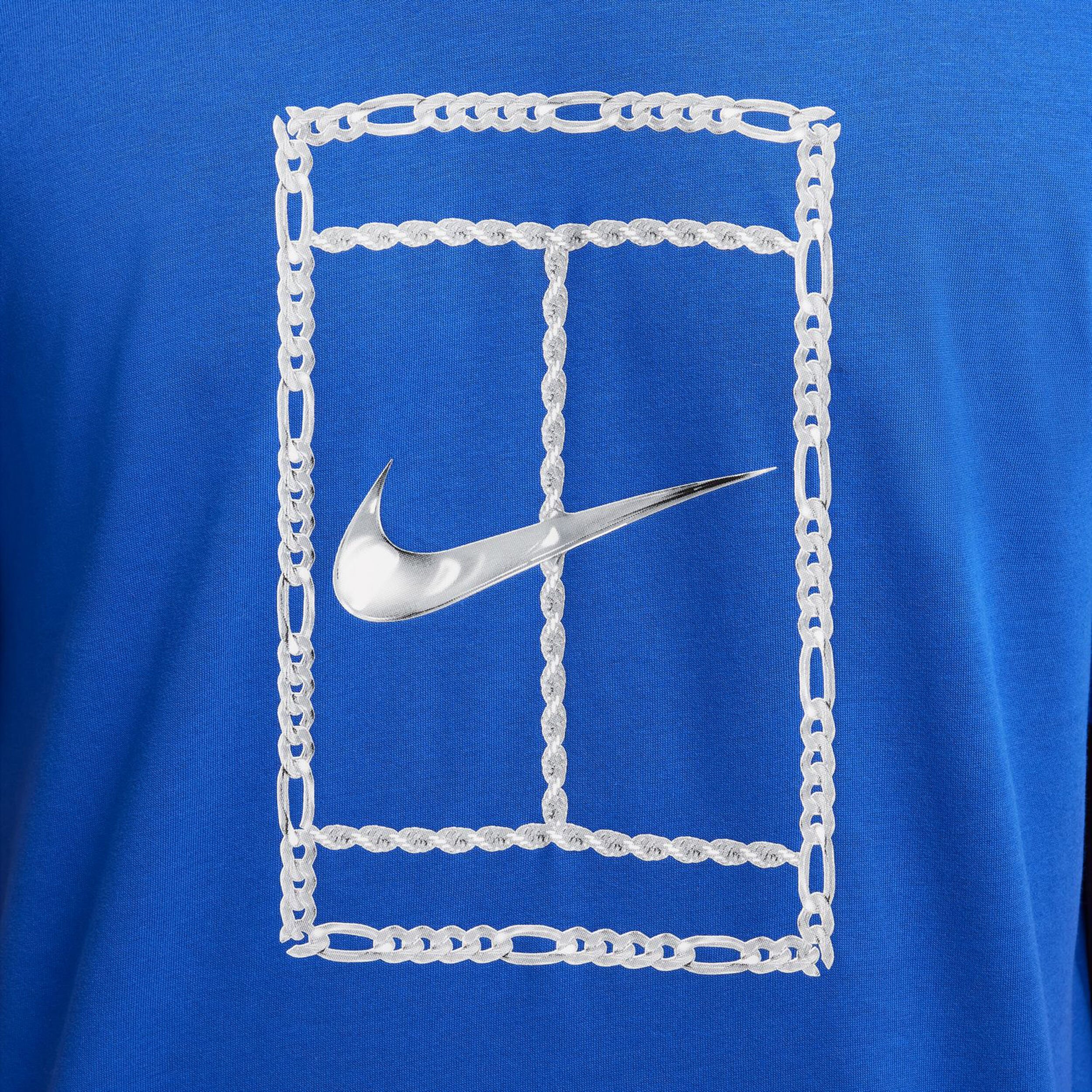 Nike Court Dri-Fit Heritage T-shirt Hommes - Bleu