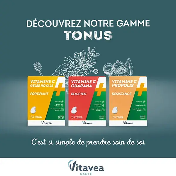 Vitavea Vitamina C + Cálcio + Vitamina D 24 comprimidos mastigáveis
