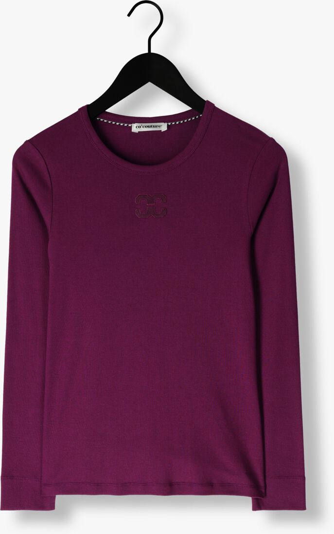 paarse co'couture top granny embroidery tee