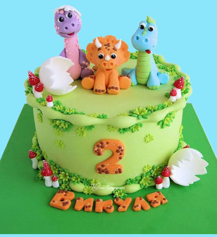(15-tlg. Set) Kuchenstecker Weichkeramik Kinder Tortenstecker Topper Dekoration für Torten / Kuchen - Dinosaurier