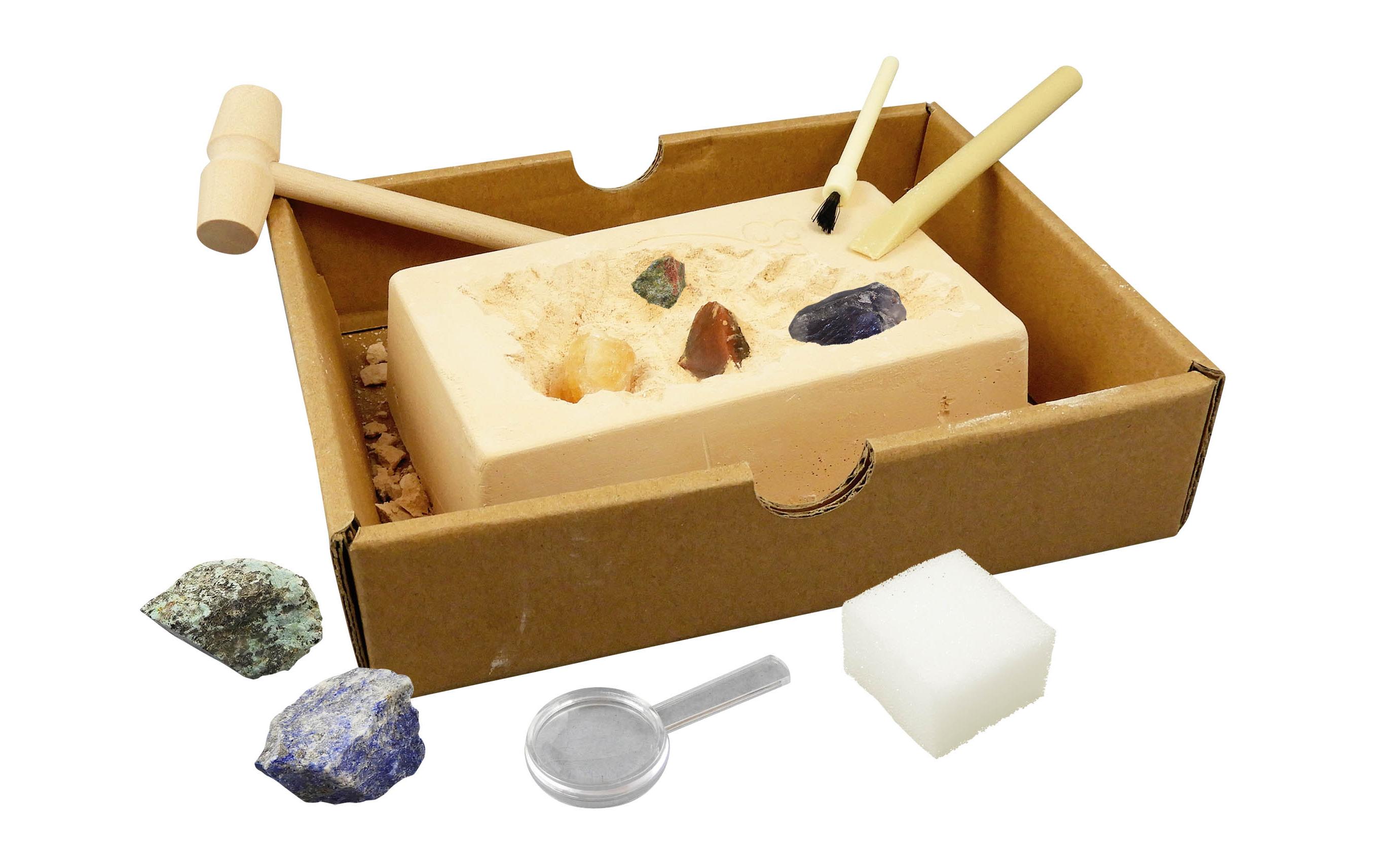 Experimentierkasten DigKit Steine und MineralienAusgrabungs-Set