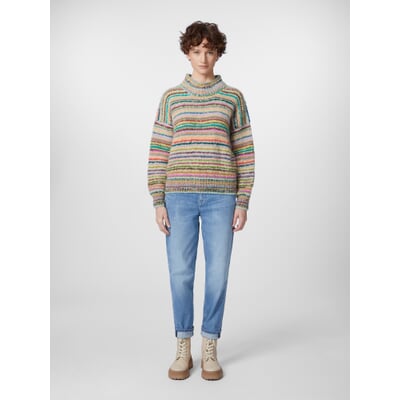 Damen-Strickpullover, Multicolor