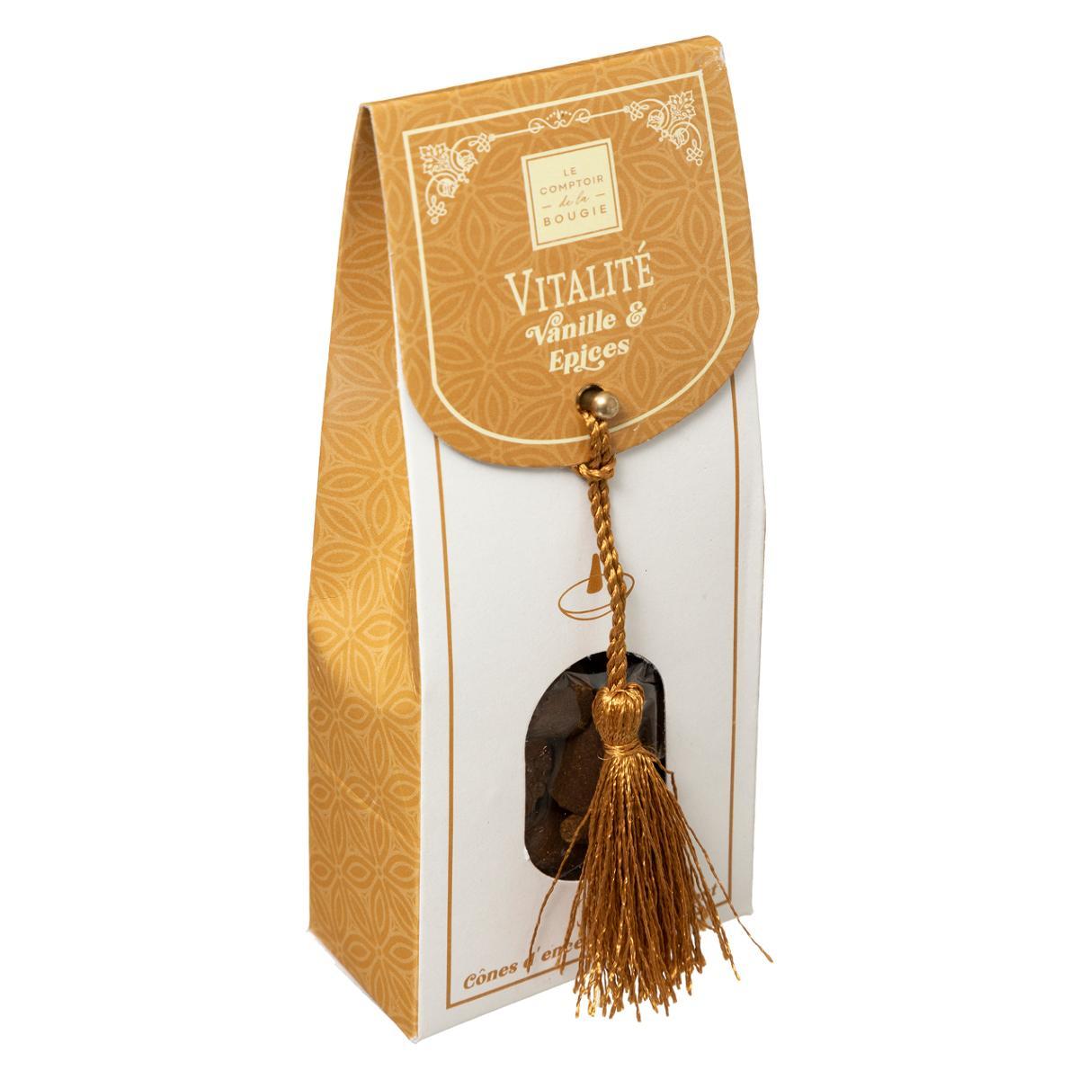 CONE ENCENS X30 PIECES AVEC SUPPORT DOLI