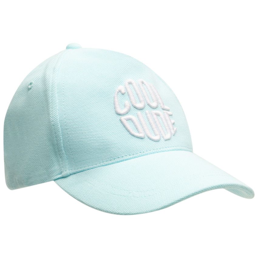 Casquette en twill avec broderie 3D pour garçon - Bleu