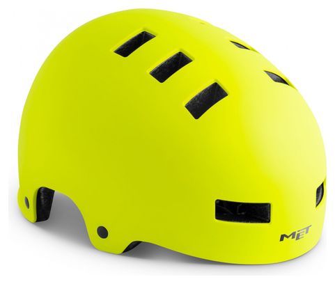 Casque MET Zone Jaune Fluo Mat
