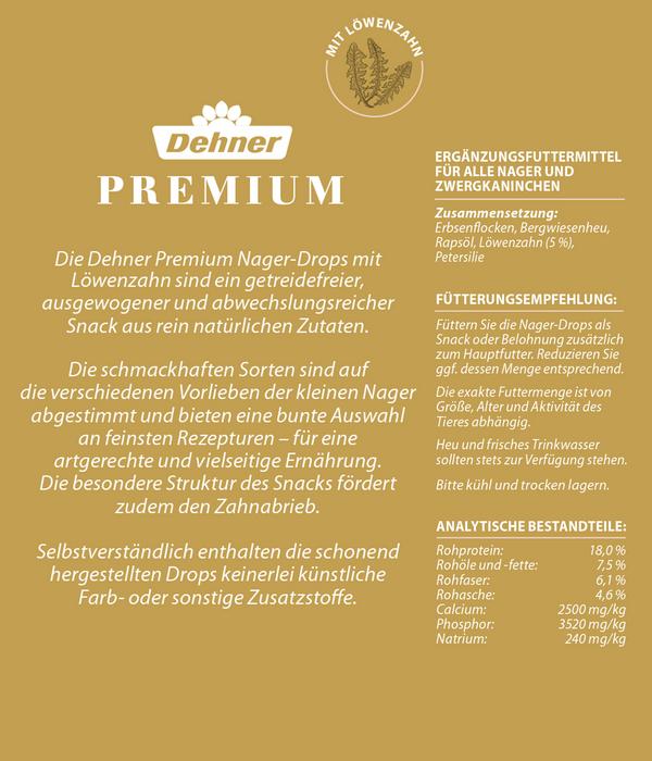 Dehner Premium Nager-Drops Mix, 3 x 140 g
