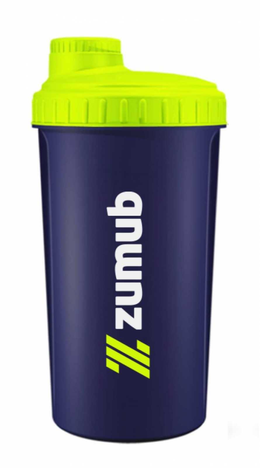 Zumub Shaker Power to Win 700 ml Azul Marinho e Amarelo