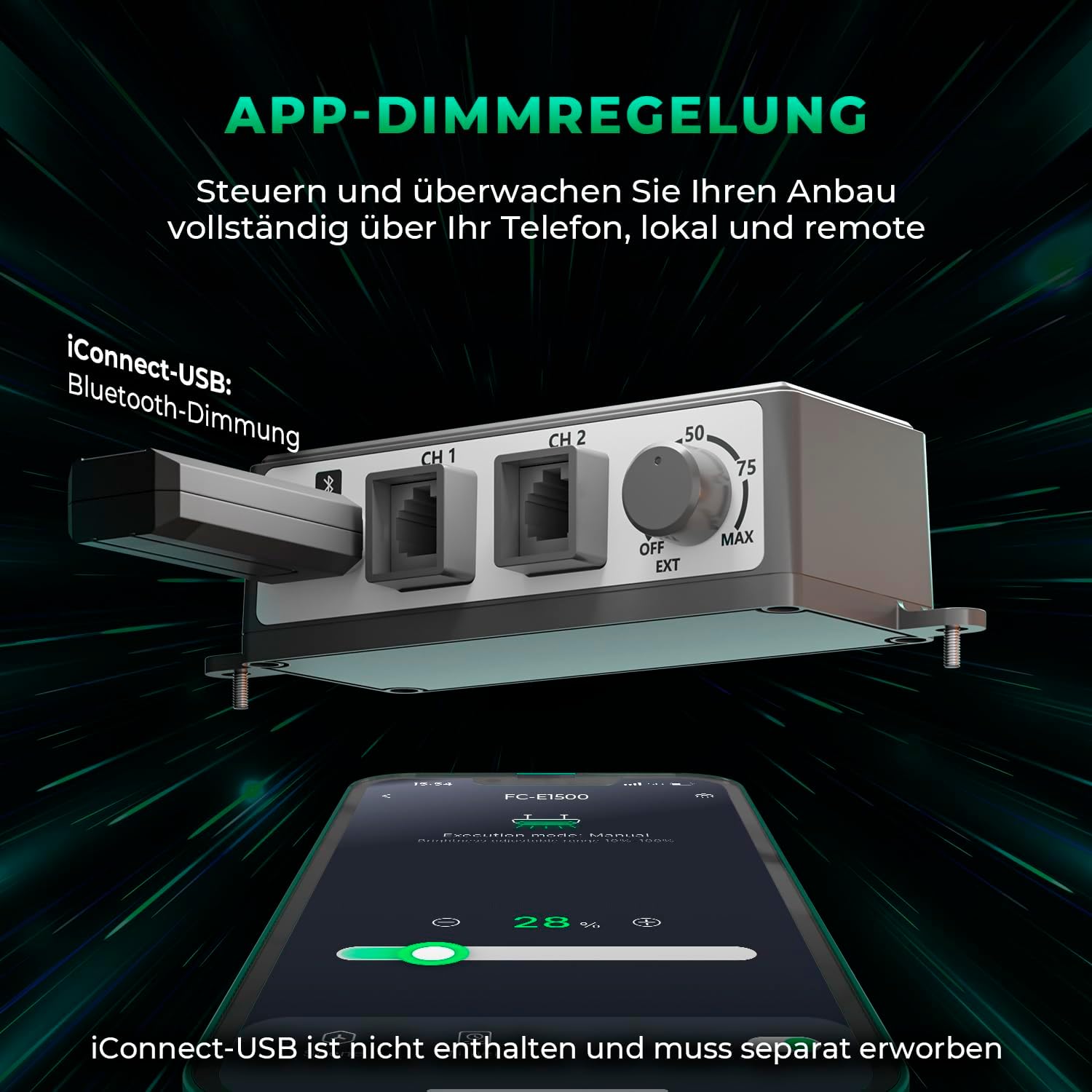 MARS HYDRO Smart Growzelt Komplettset mit Smart Controller43,FC-E1500 App Fernbedienung Dimmbar Light,80X80X160cm 1680D Grow Box Komplettset,4