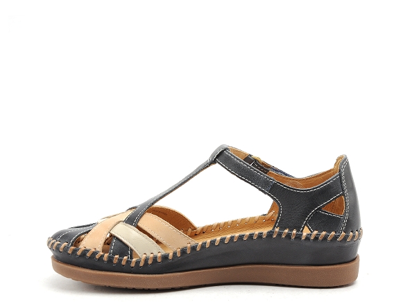 Pikolinos nu pieds plats femme cadaques 0732 bleu