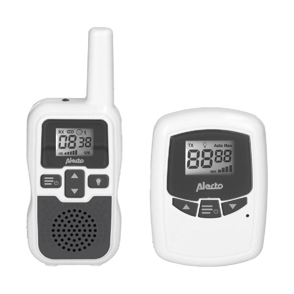 Alecto DBX-80 Babyfoon - Wit/Antraciet