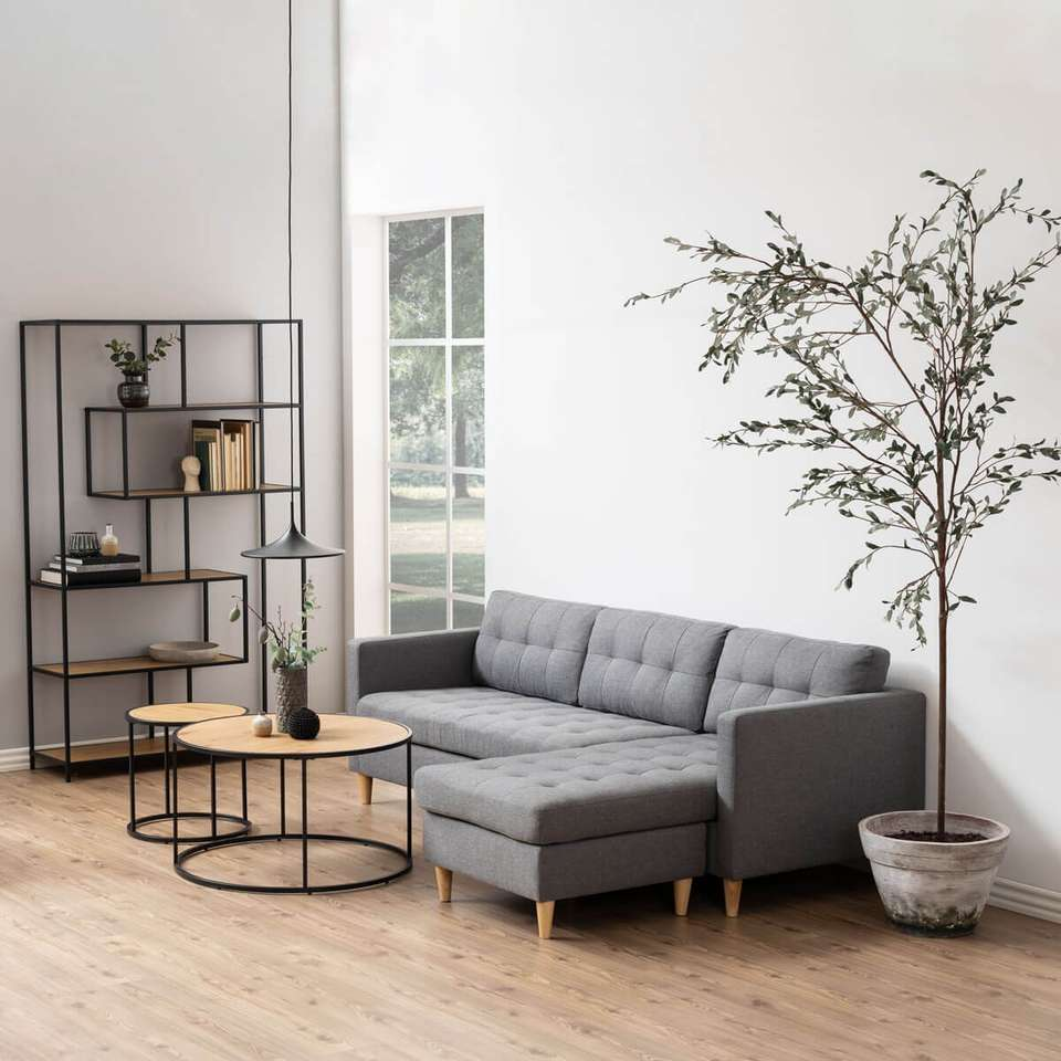 Salontafel Vic Ø80 cm Naturel